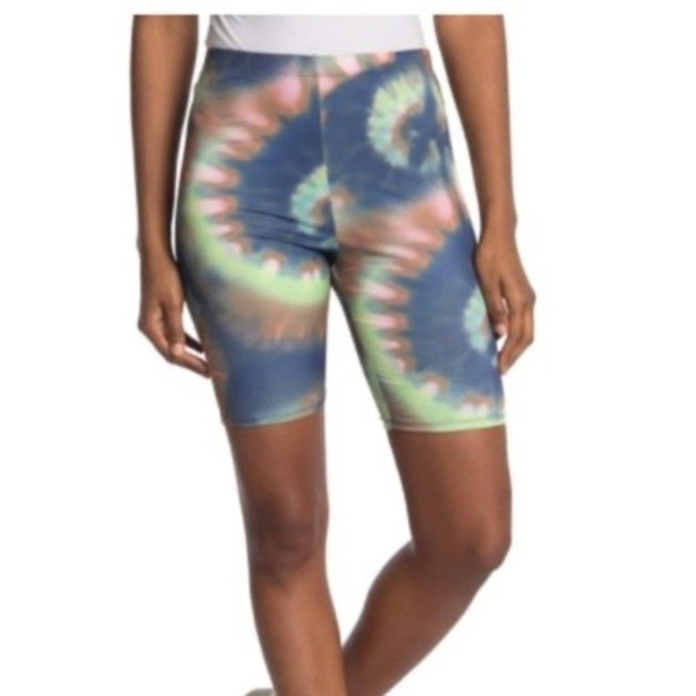 NWT AFRM Tie Dye Bike Shorts